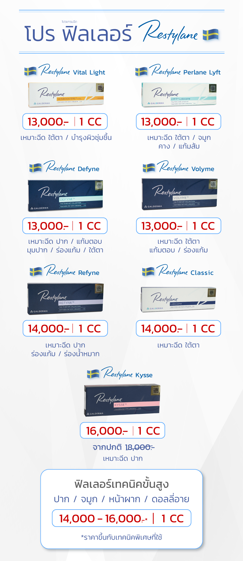 โปรโมชั่น Restylane