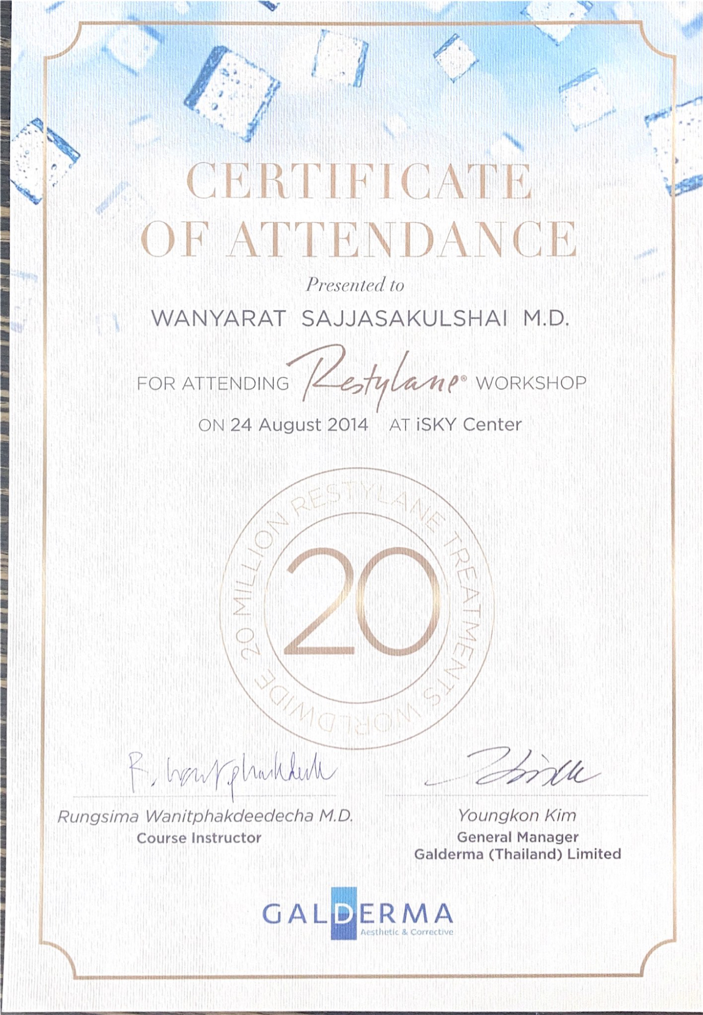 dr wanyarat sajjasakulchai Certificate (5)