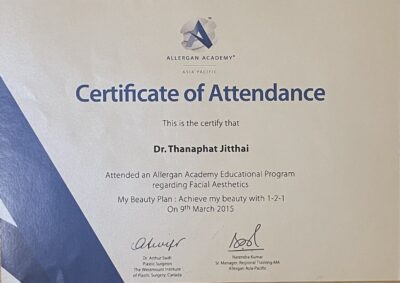 dr Thanaphat Jitthai Certificate 2015_1