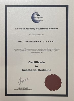 dr Thanaphat Jitthai Certificate 2018_2