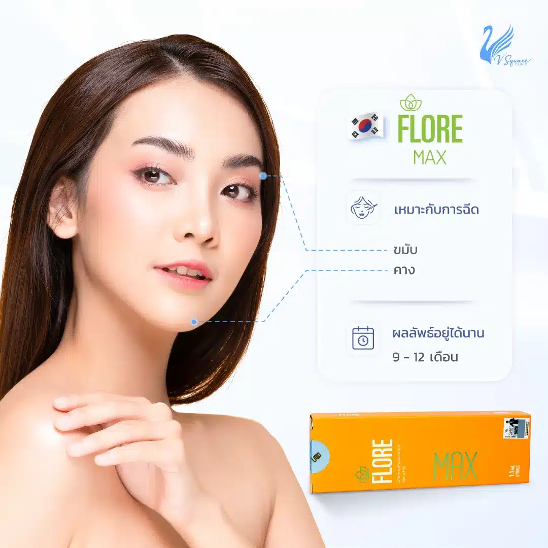 Flore Max ฉีดจุดไหนได้บ้าง