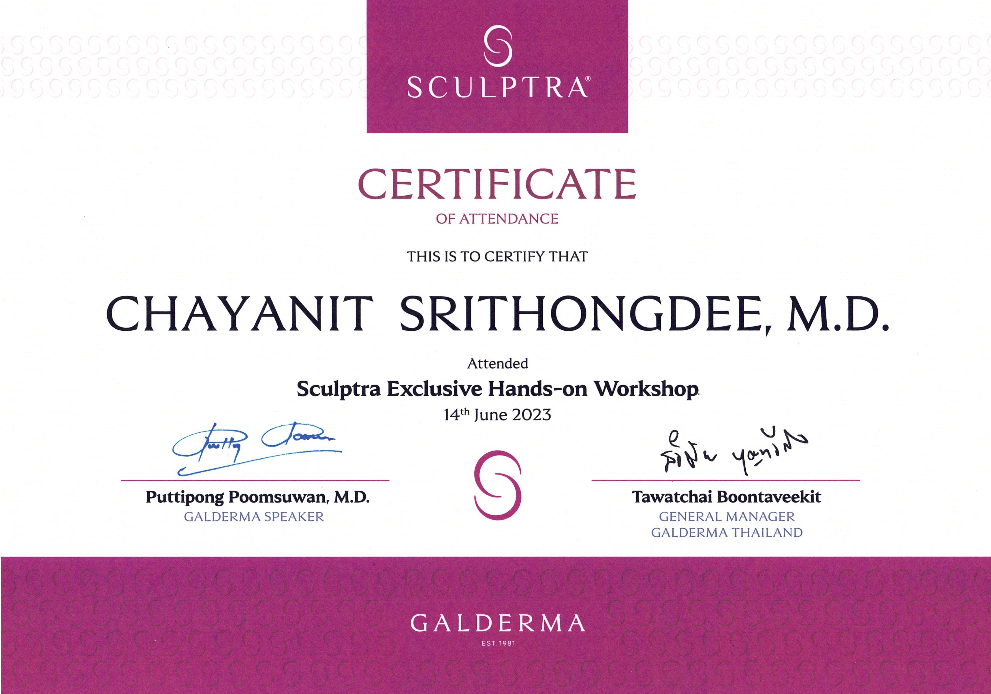 Sculptra Exclusive Hands-on Workshop_หมอจูน