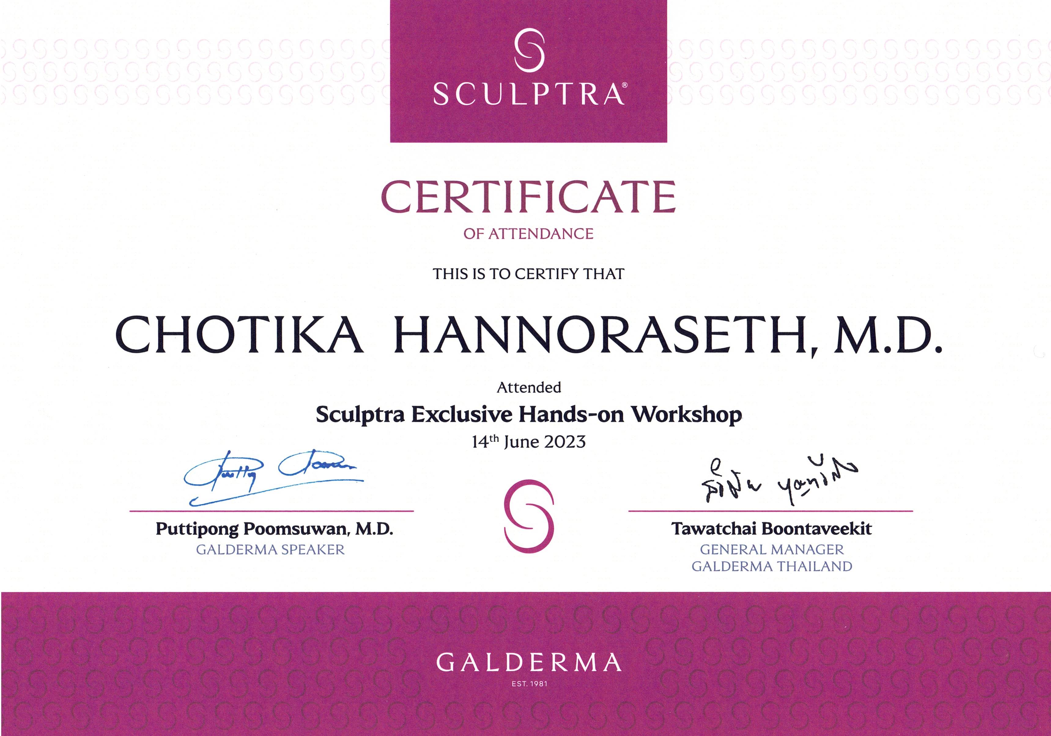 Sculptra Exclusive Hands-on Workshop_หมอนุ่น
