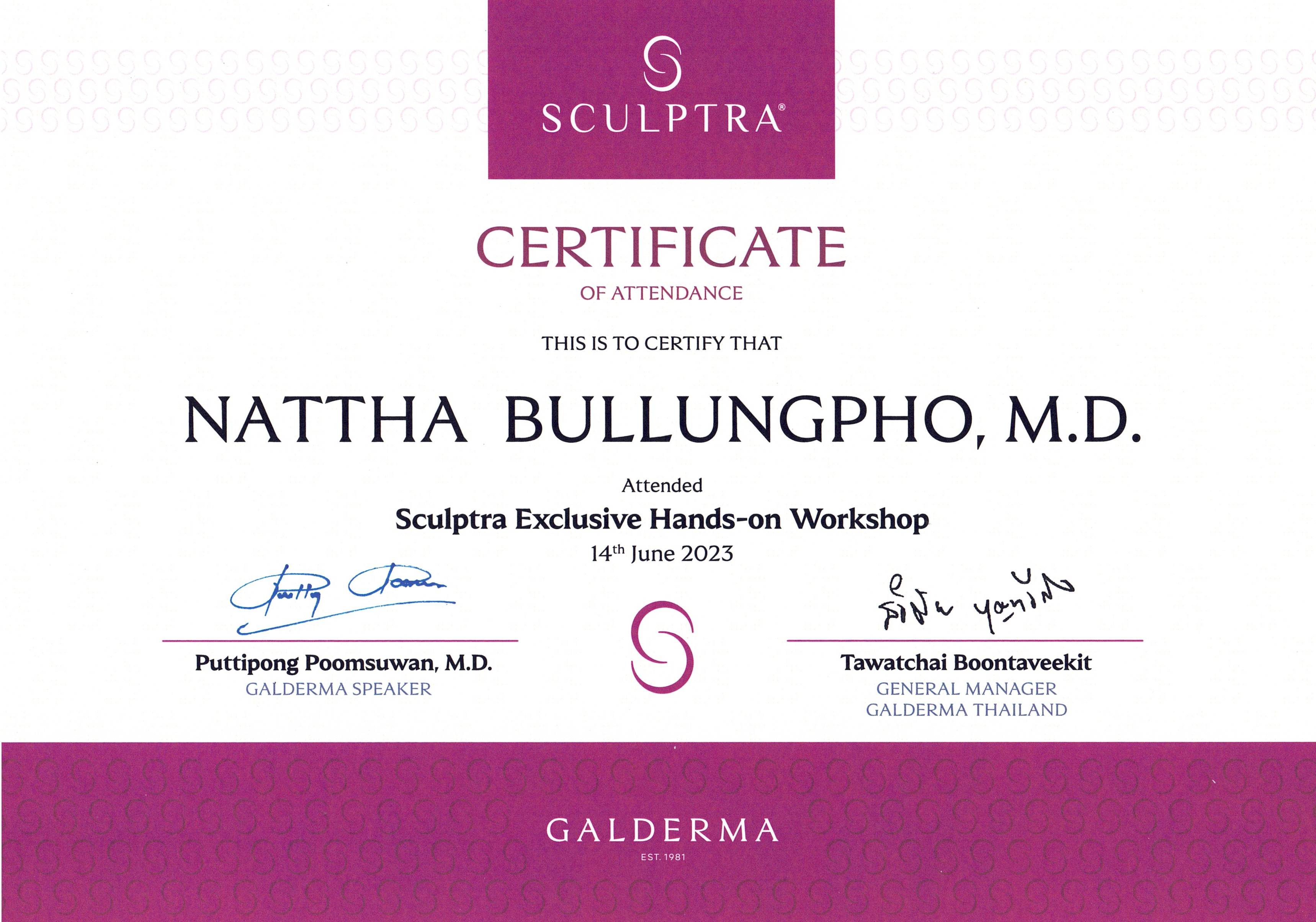 Sculptra Exclusive Hands-on Workshop_หมอปุ๊กกี้