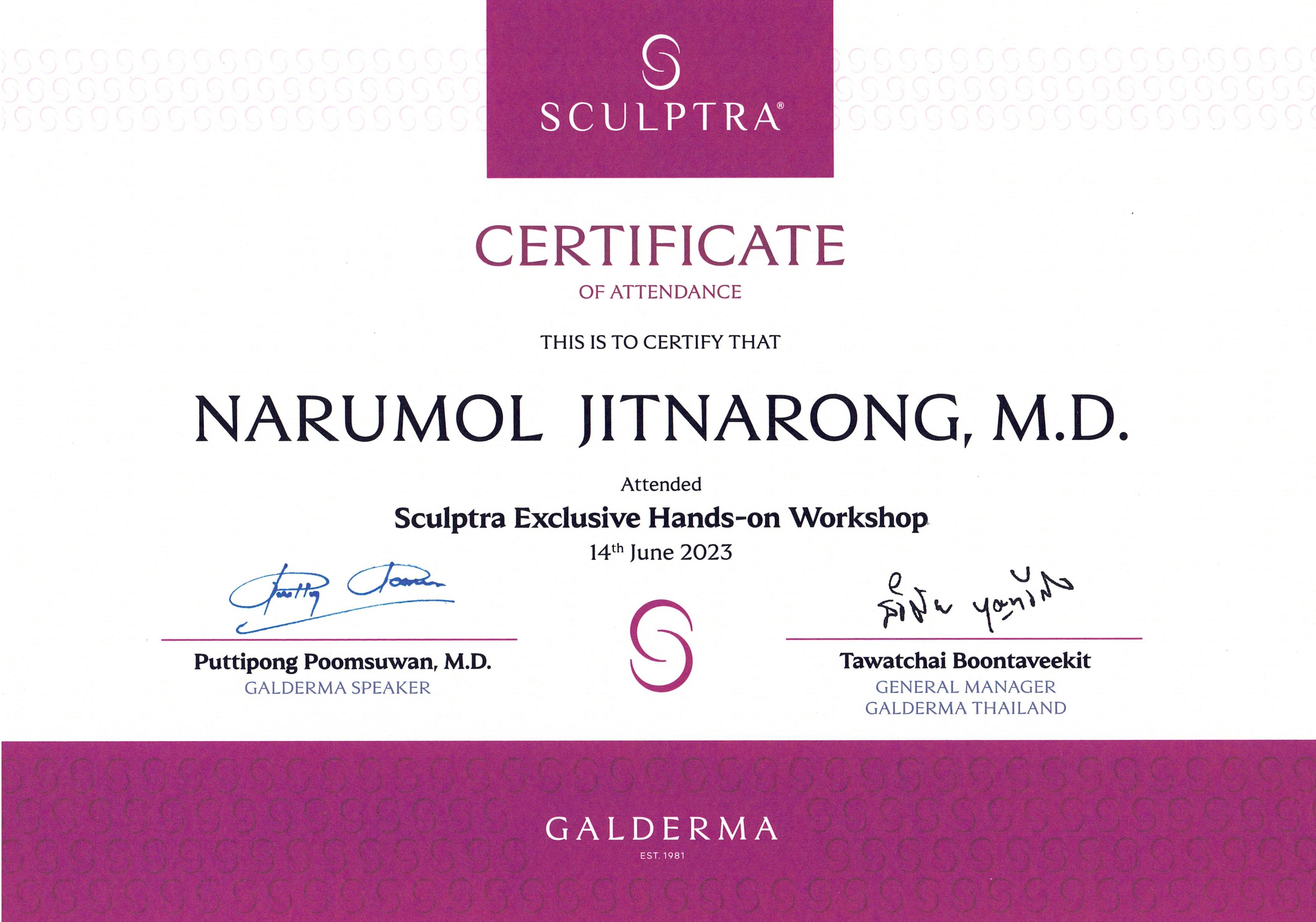 Sculptra Exclusive Hands-on Workshop_หมอรุ้ง