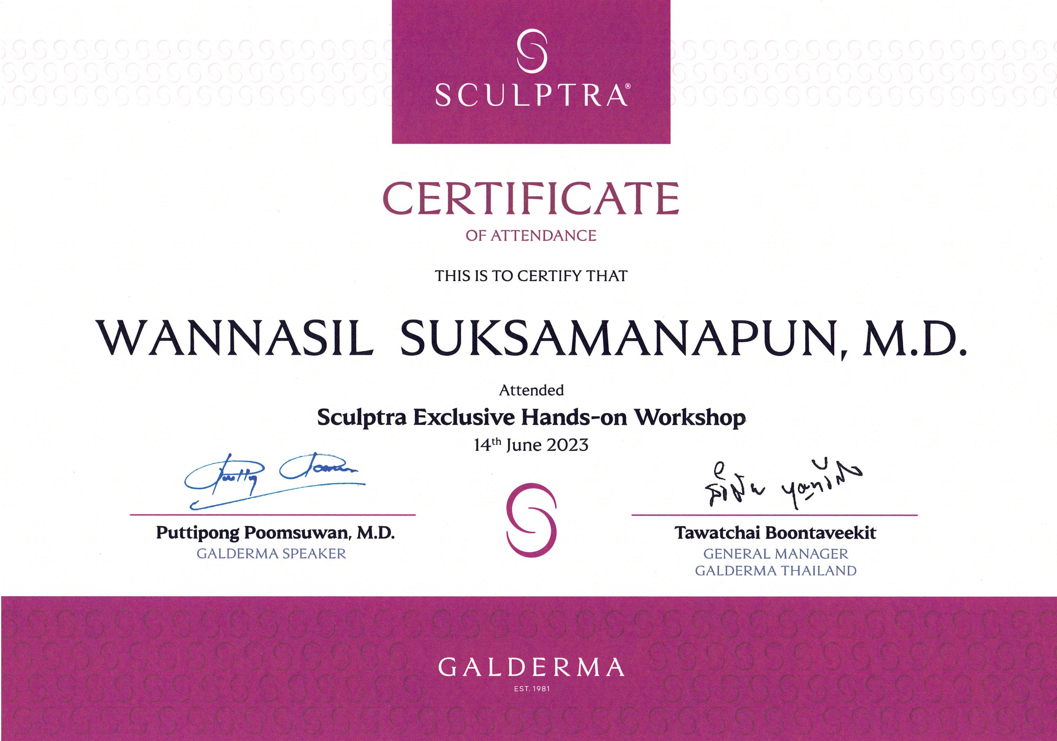 Sculptra Exclusive Hands-on Workshop_หมอเพลิน