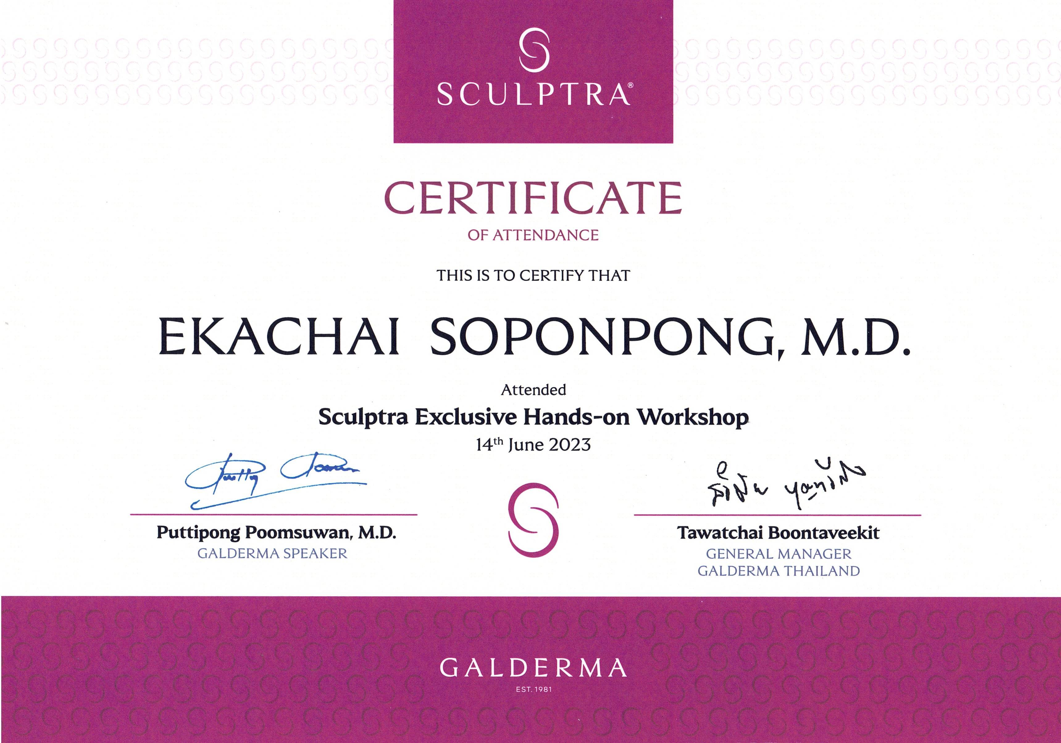 Sculptra Exclusive Hands-on Workshop_หมอเอก