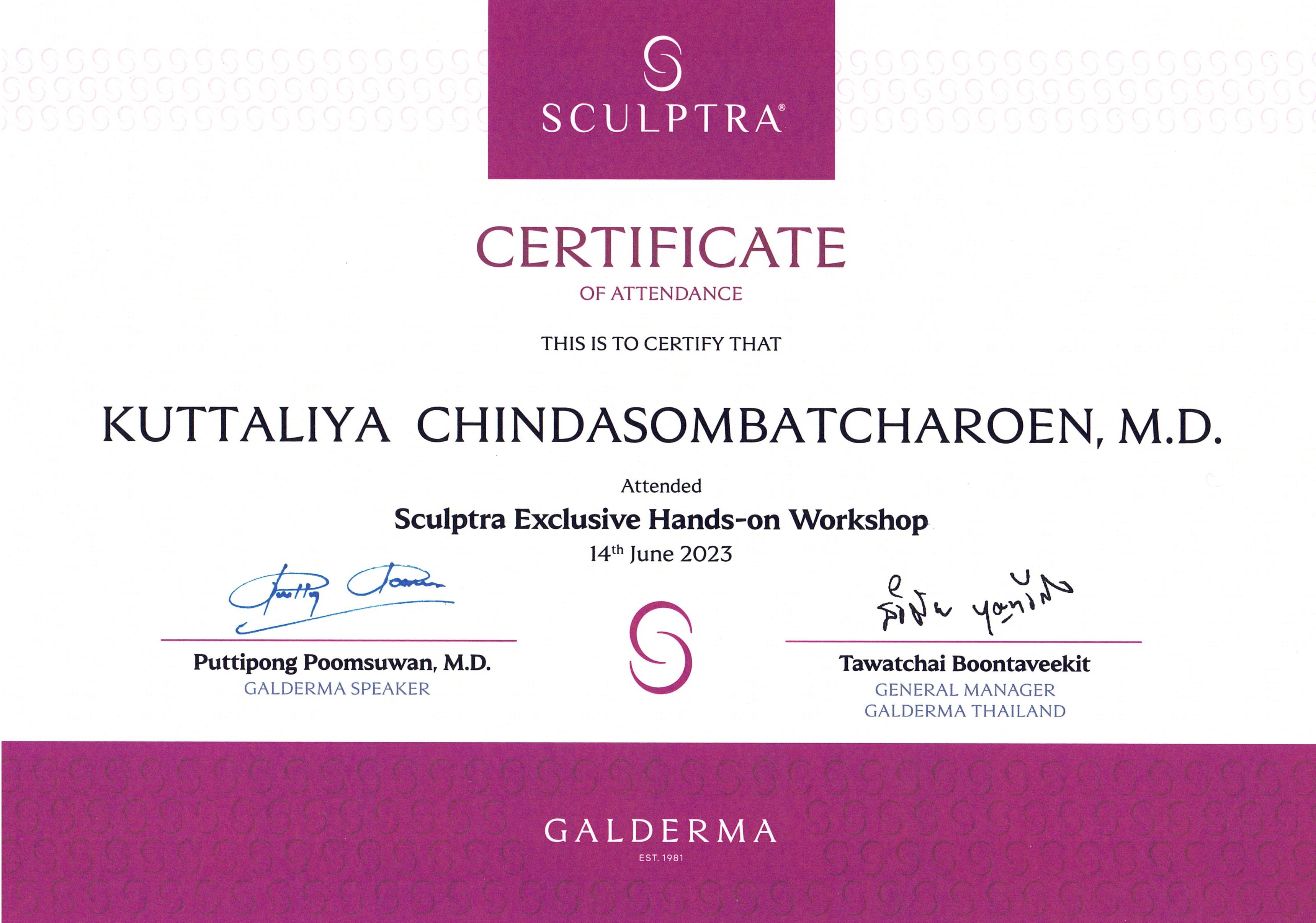 Sculptra Exclusive Hands-on Workshop_หมอแคท