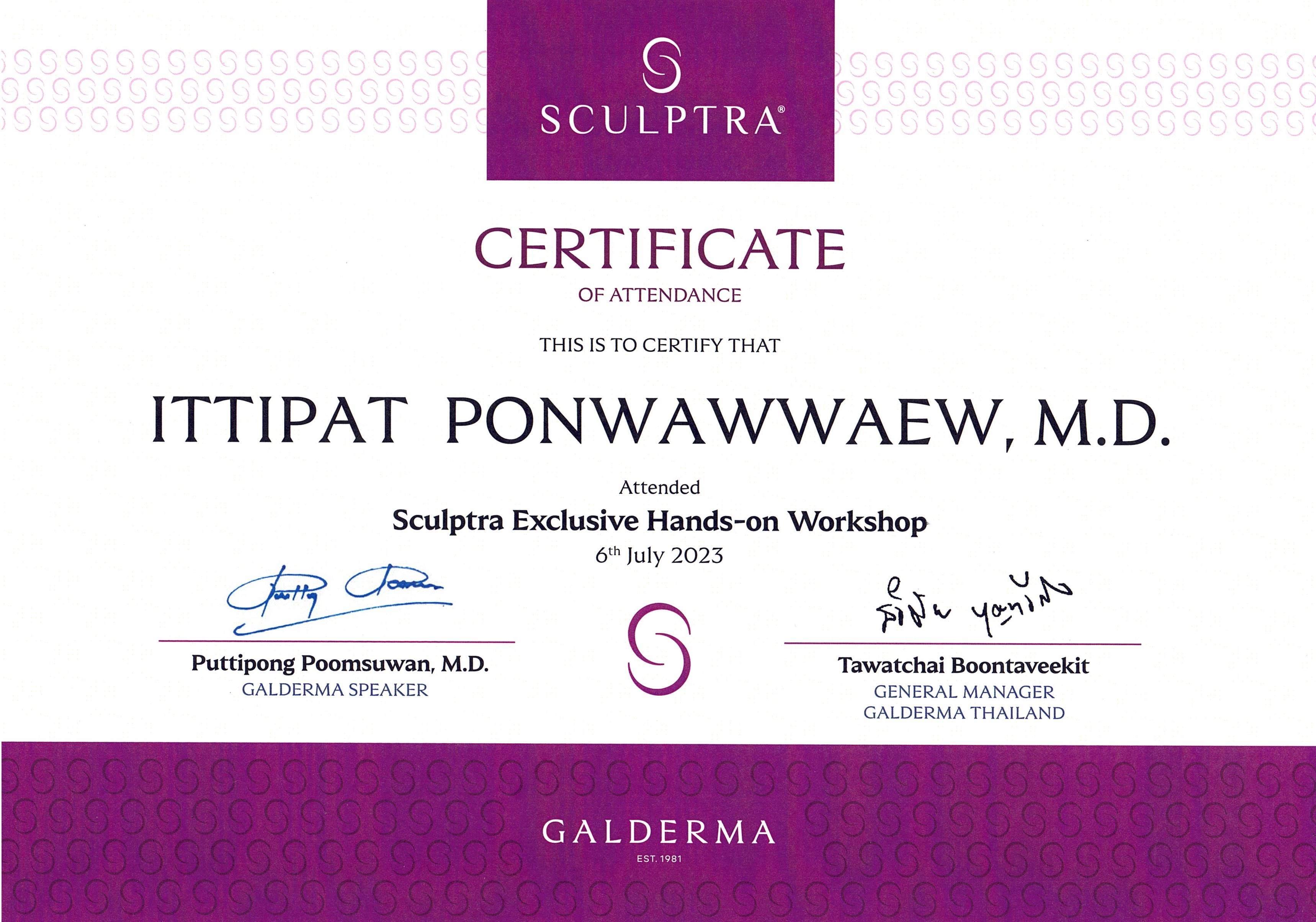 Sculptra Exclusive Hands-on Workshop_หมอกอล์ฟ