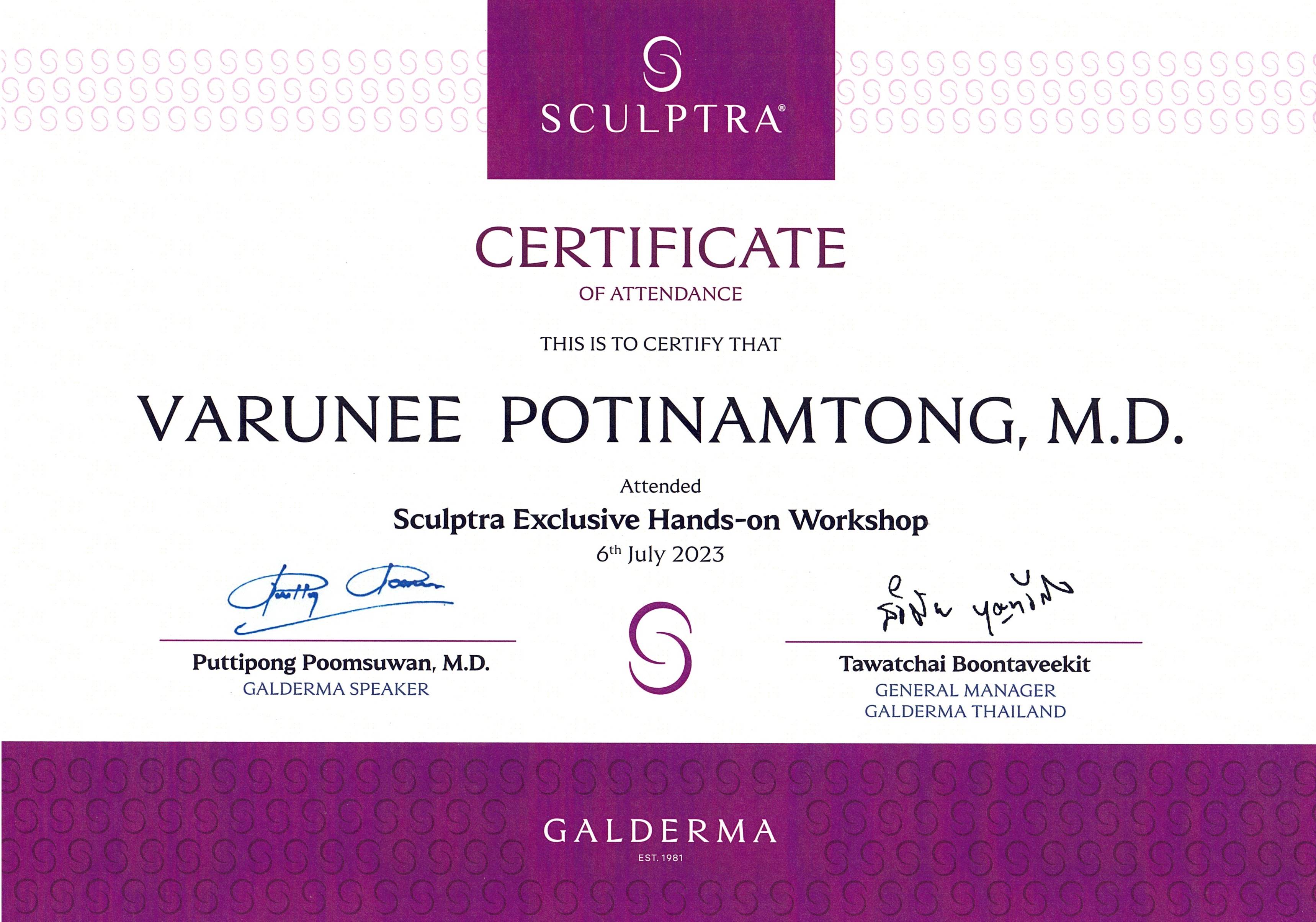 Sculptra Exclusive Hands-on Workshop_หมอวา