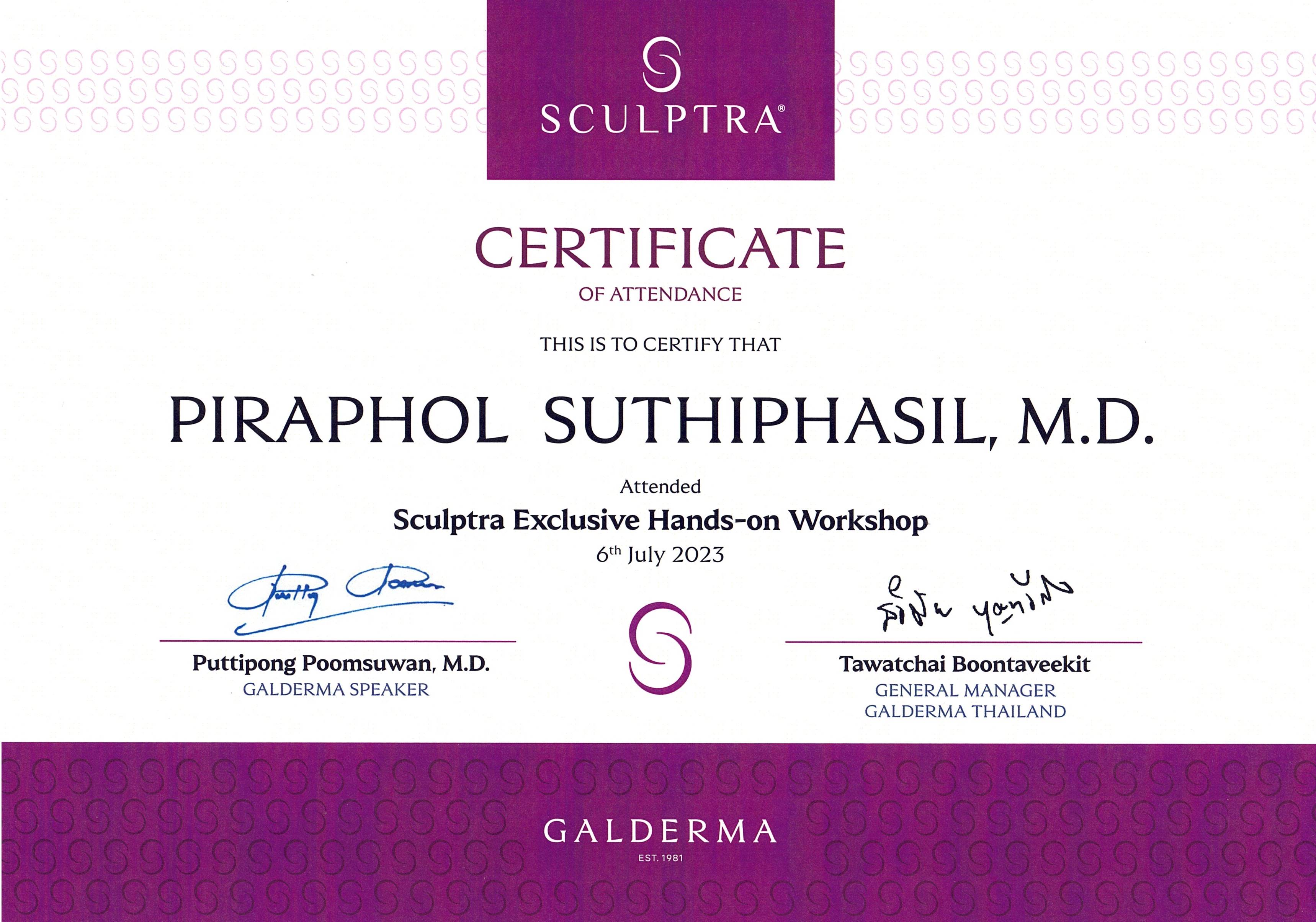 Sculptra Exclusive Hands-on Workshop_หมอเบิร์ด
