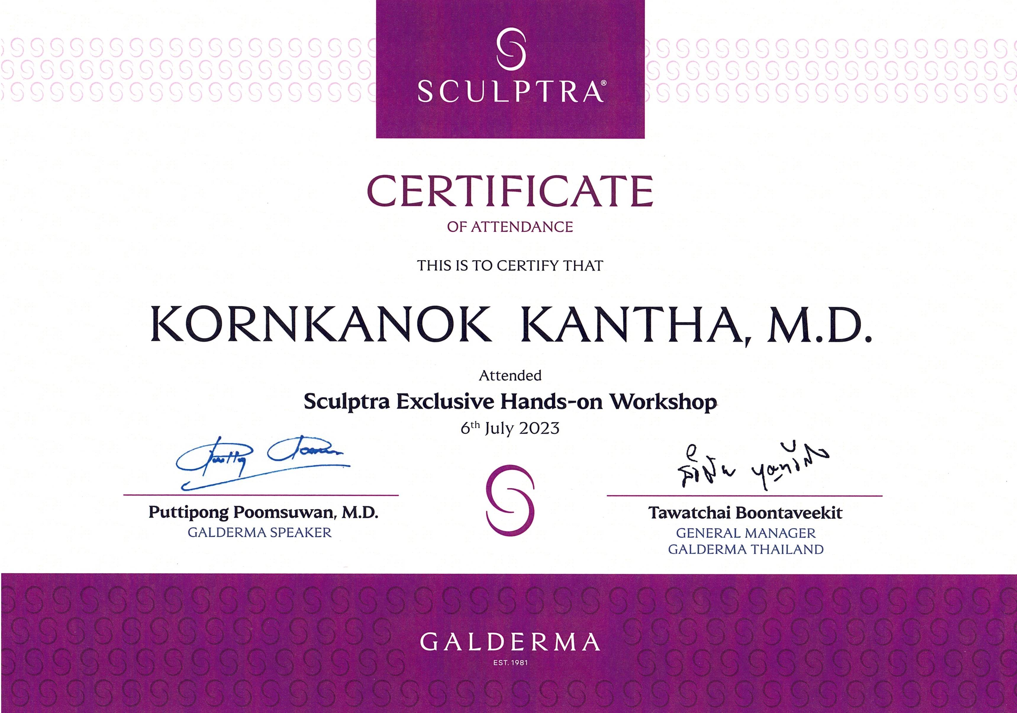Sculptra Exclusive Hands-on Workshop_หมอแอมมี่