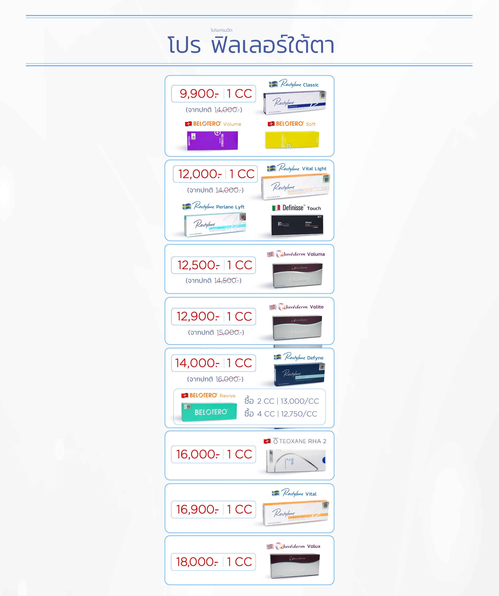 โปรฟิลเลอร์ใต้ตา