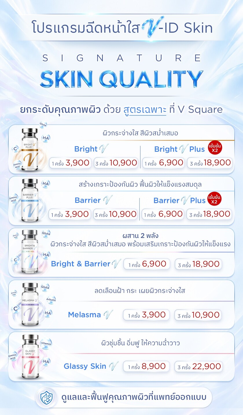 หน้าใส V-ID Skin