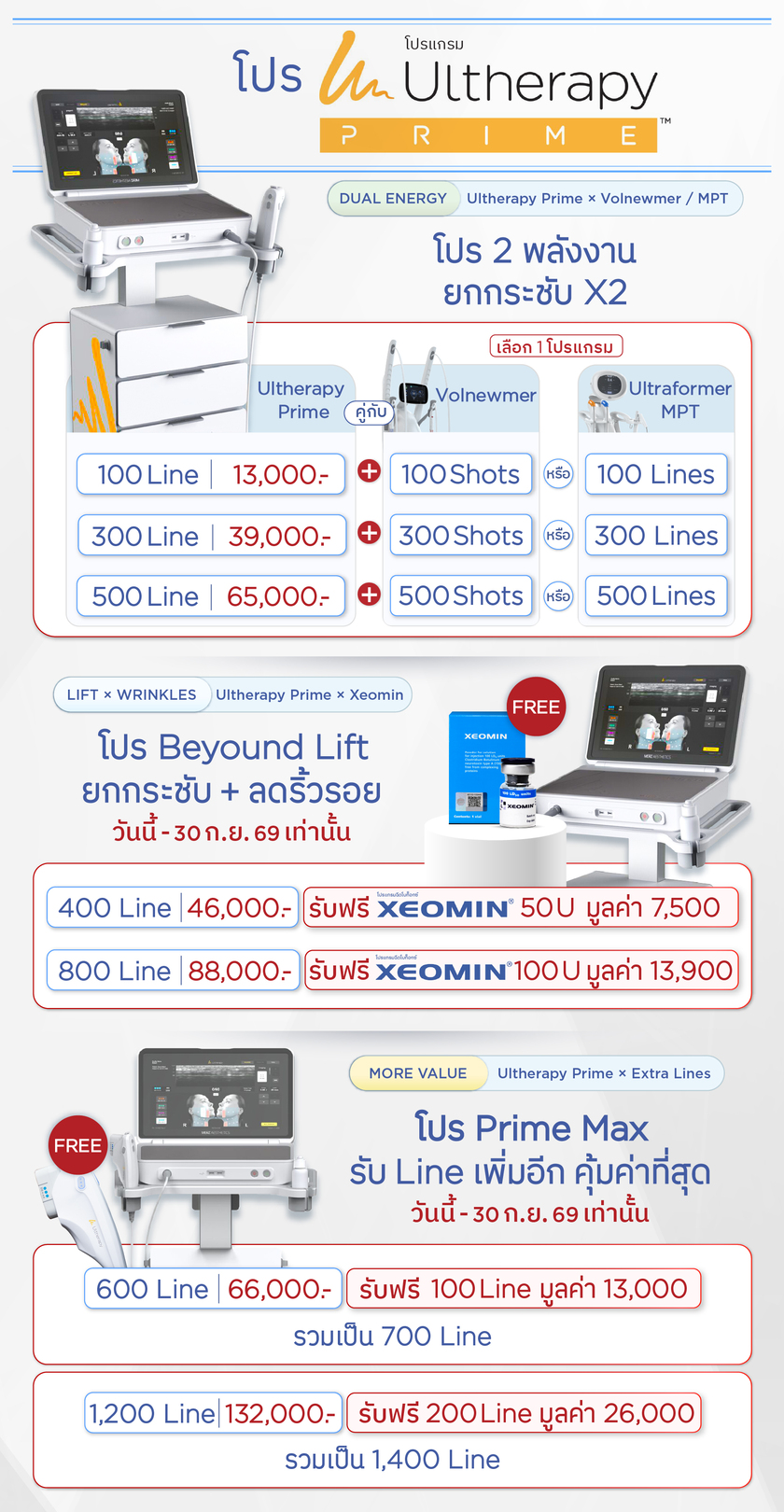 โปร Ultherapy Prime